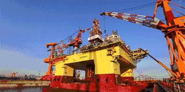 海洋石油平台机械设备牵引施工工艺